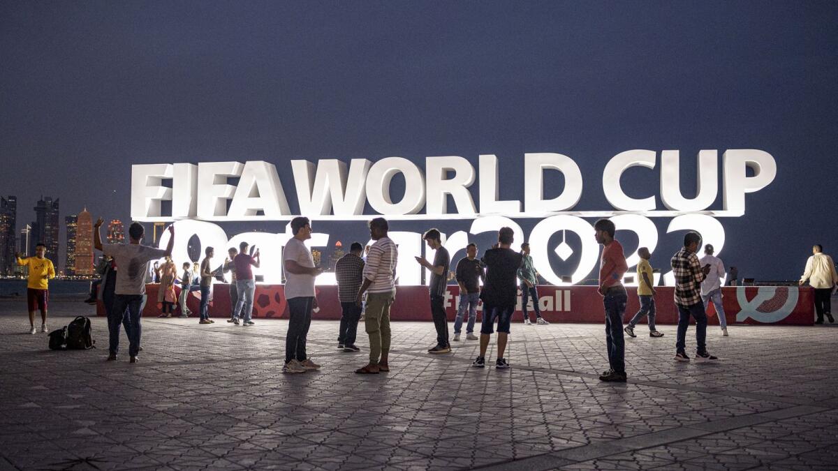 Qatar hosted the 2022 World Cup. Photo: Reuters file