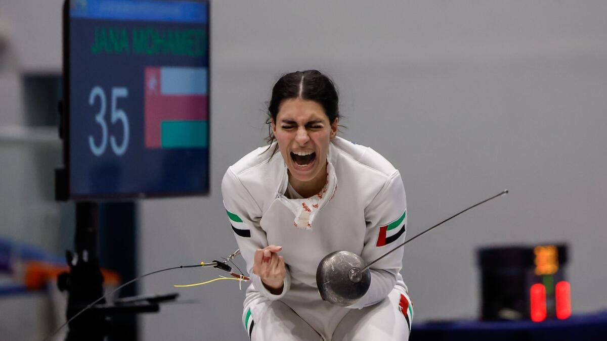 المبارزون الإماراتيون يهيمنون على الرياضات النسائية العربية – خبر
