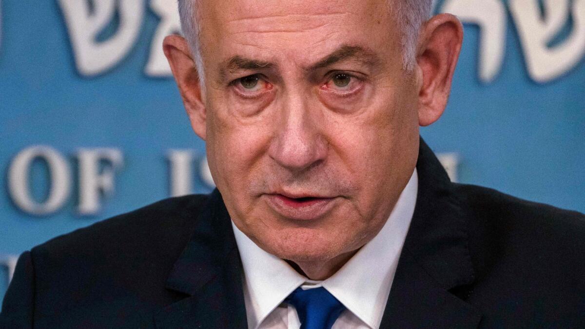 Israeli Prime Minister Benjamin Netanyahu. — AFP file
