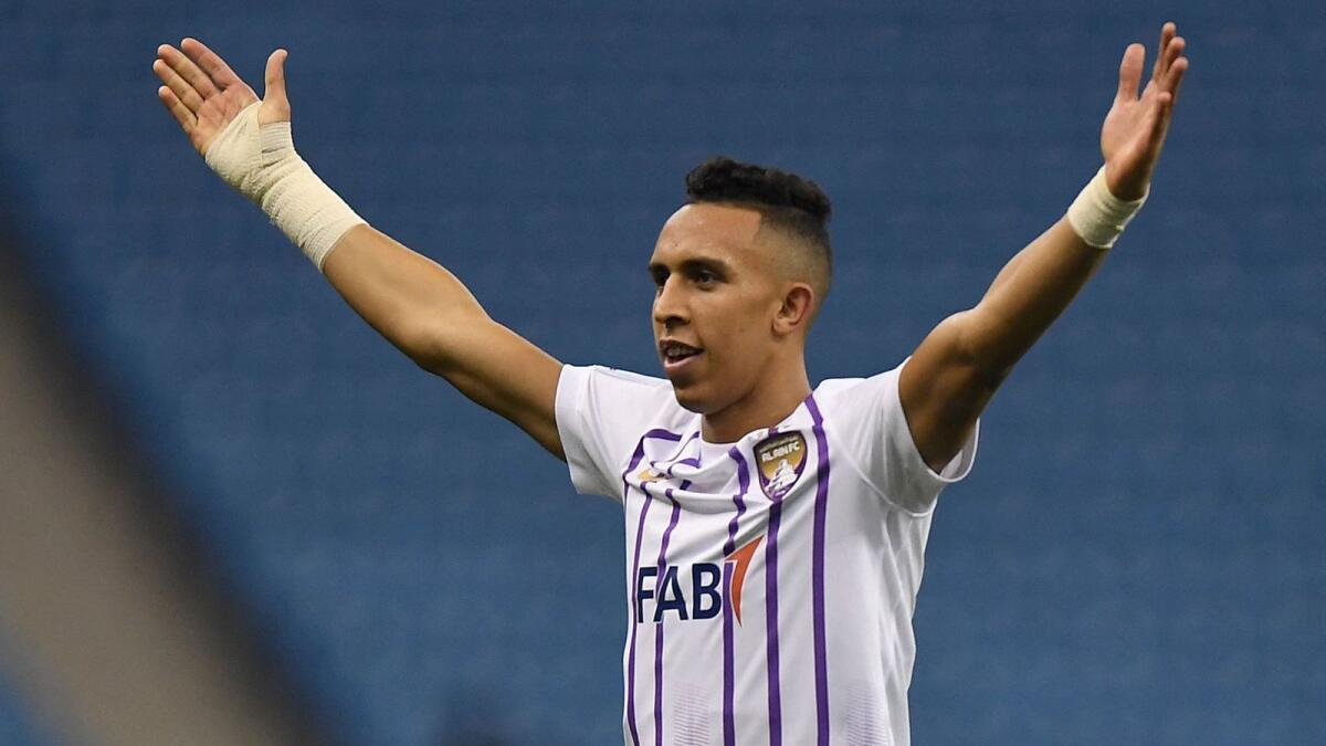 Ain's Moroccan midfielder Soufiane Rahimi scored the match-winner against Saudi club Al Nassr in Al Ain on Monday. - AFP