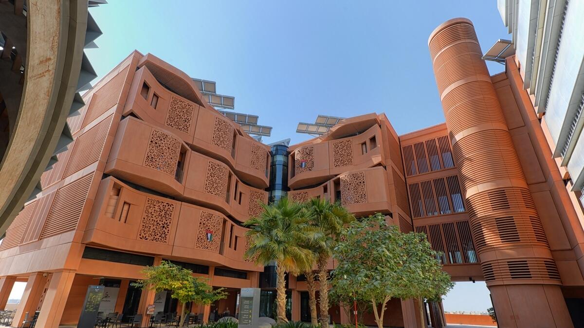 A view of Masdar City in Abu Dhabi. Masdar has made substantial renewable energy investments around the world, with a total capacity of 20 GW installed or under development. — File photo