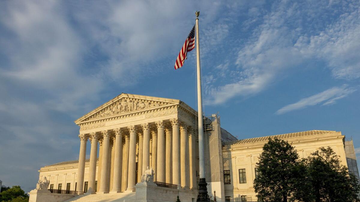 A view of the U.S. Supreme Court in Washington. — Reuters