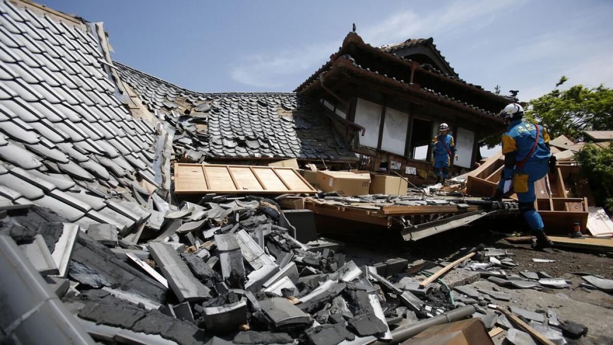 Second big quake hits Japan in just over 24 hours