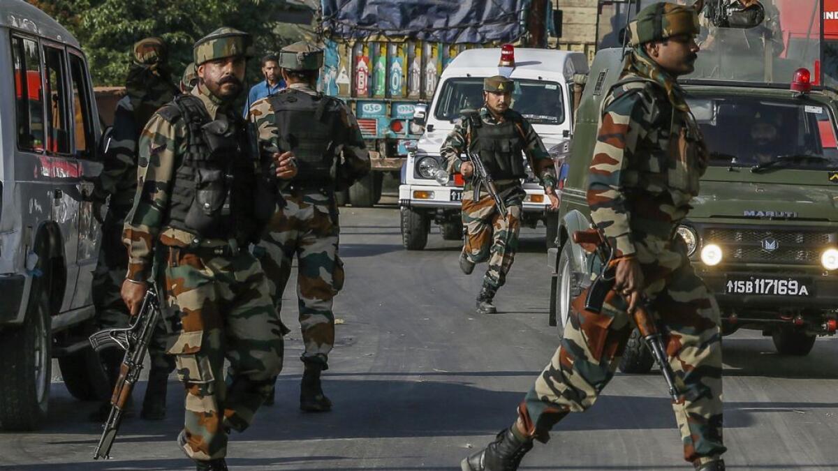 India says it foils attack on Kashmir base, kills three militants