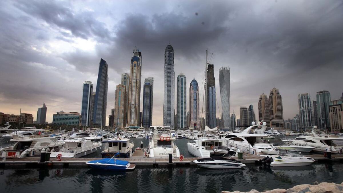 Clouds over UAE for two days, mercury to drop