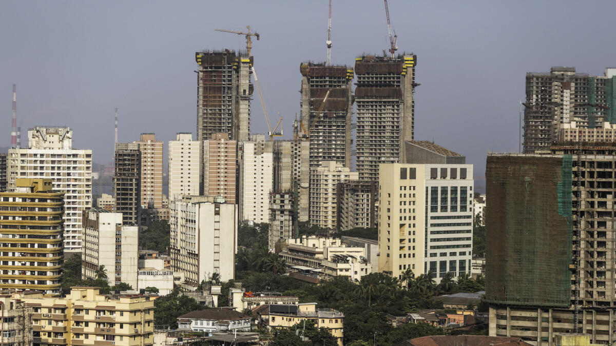 Towers under construction in Mahalaxmi area, Mumbai. — File photo