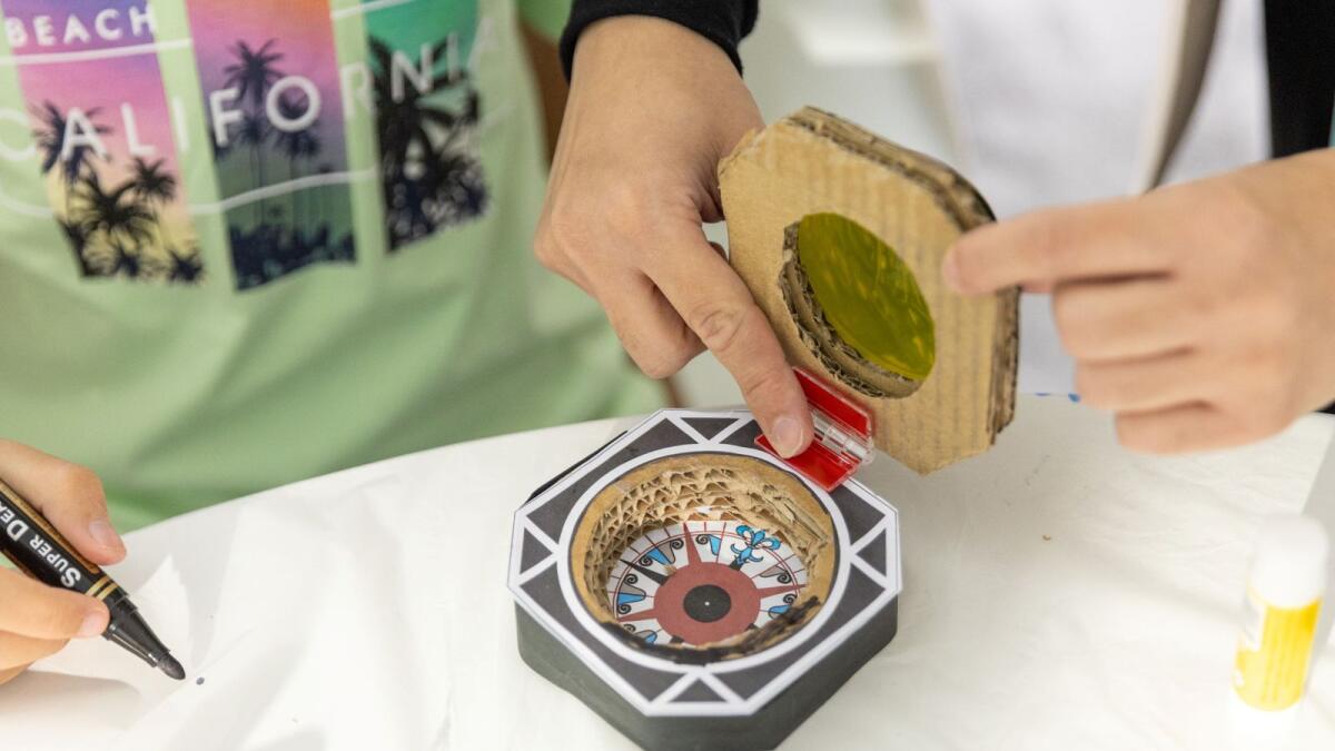Ibn Majid’s Compass session combines the art of ancient navigation with modern sustainability practices. — Supplied photo