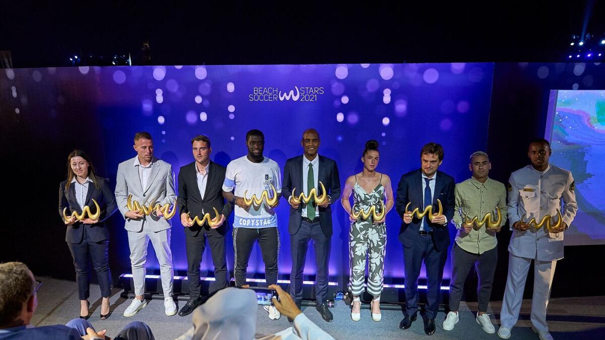 Award winners at the ceremony in Dubai. (Supplied photo)