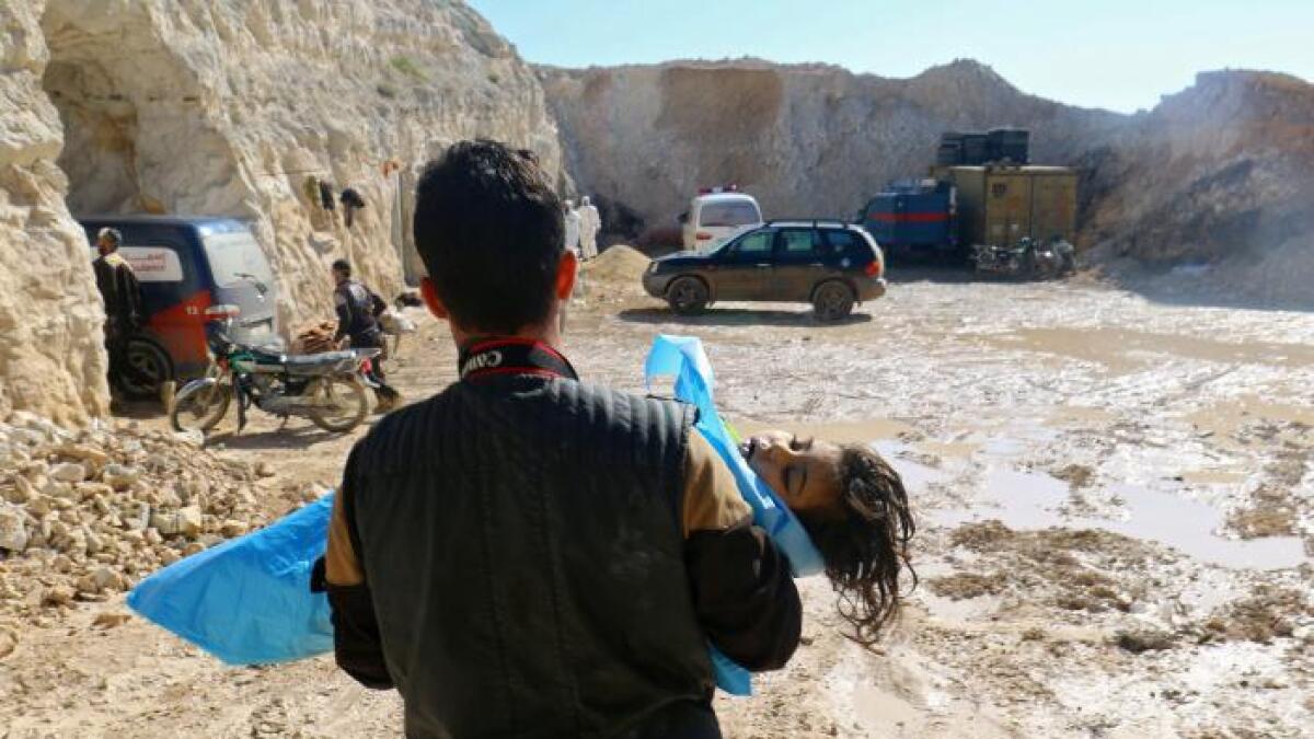 Experts say chemical arms used 45 times in Syria 