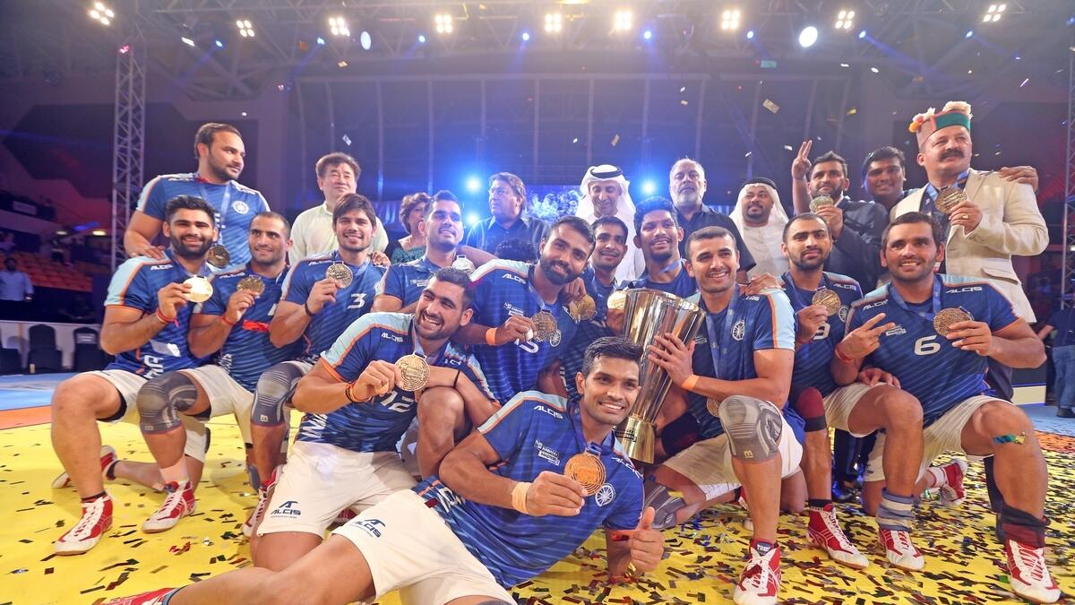 India crowned Kabaddi champions in Dubai