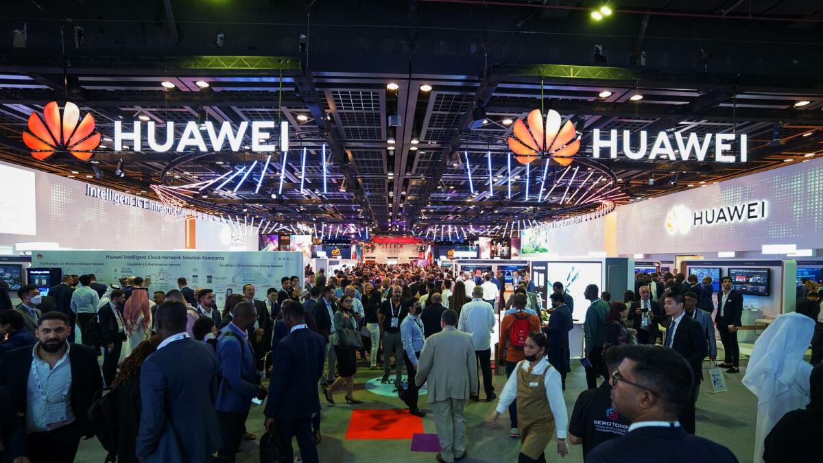 Huawei Booth at Gitex 2022