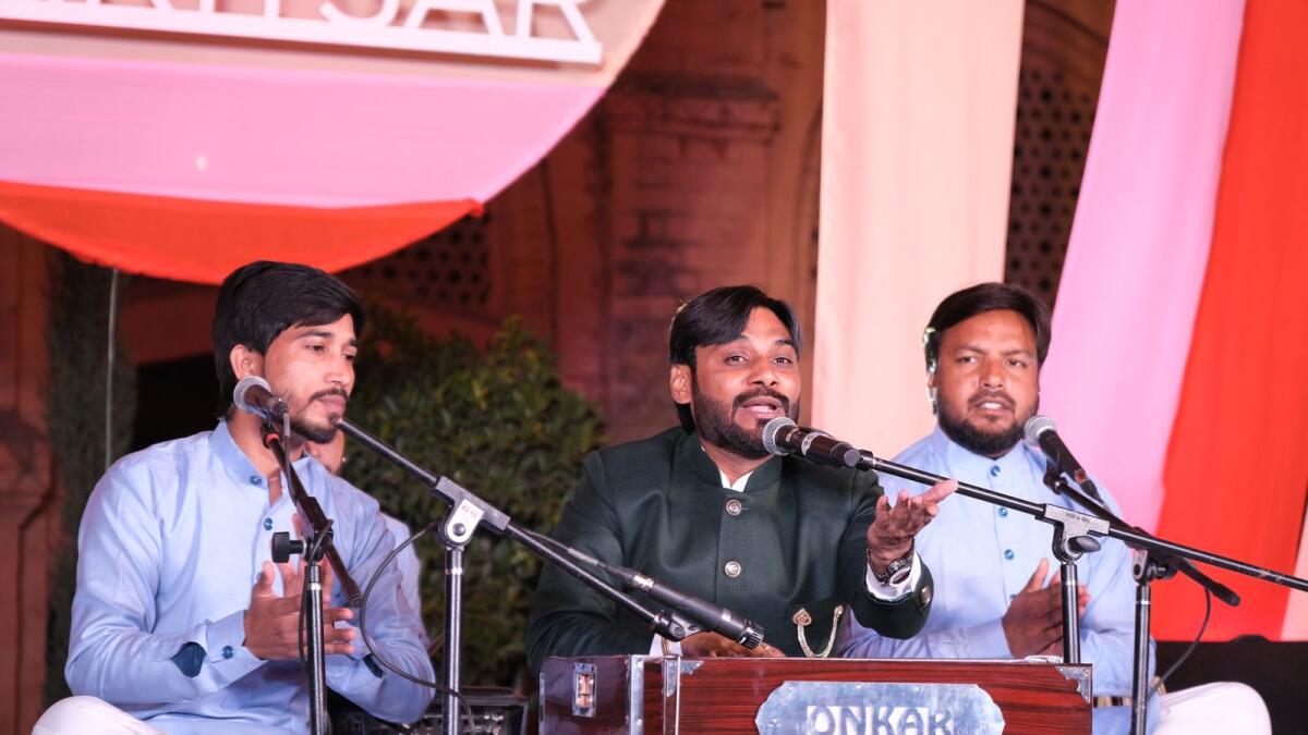 Artists performing at the 2nd edition of Sacred Amritsar Festival 2024