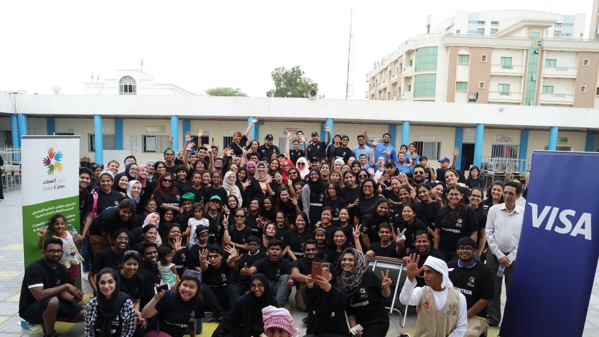 Volunteers get together to show Dubai Cares