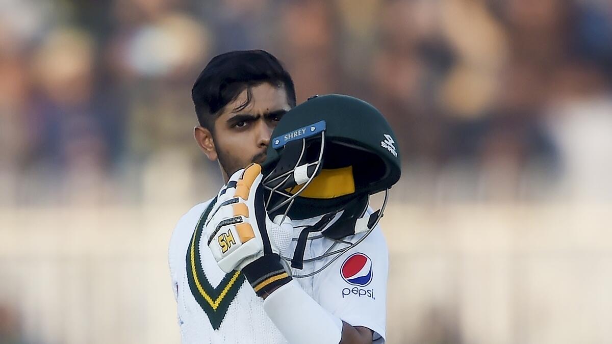 Babar Azam scored a brilliant 69 in the first innings of the Manchester Test against England
