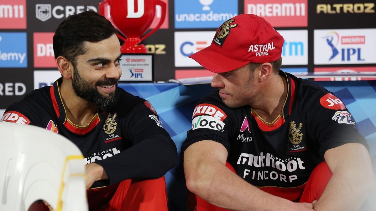 AB de Villiers and Virat Kohli chat after Royal Challengers Bangalore's win. (IPL)