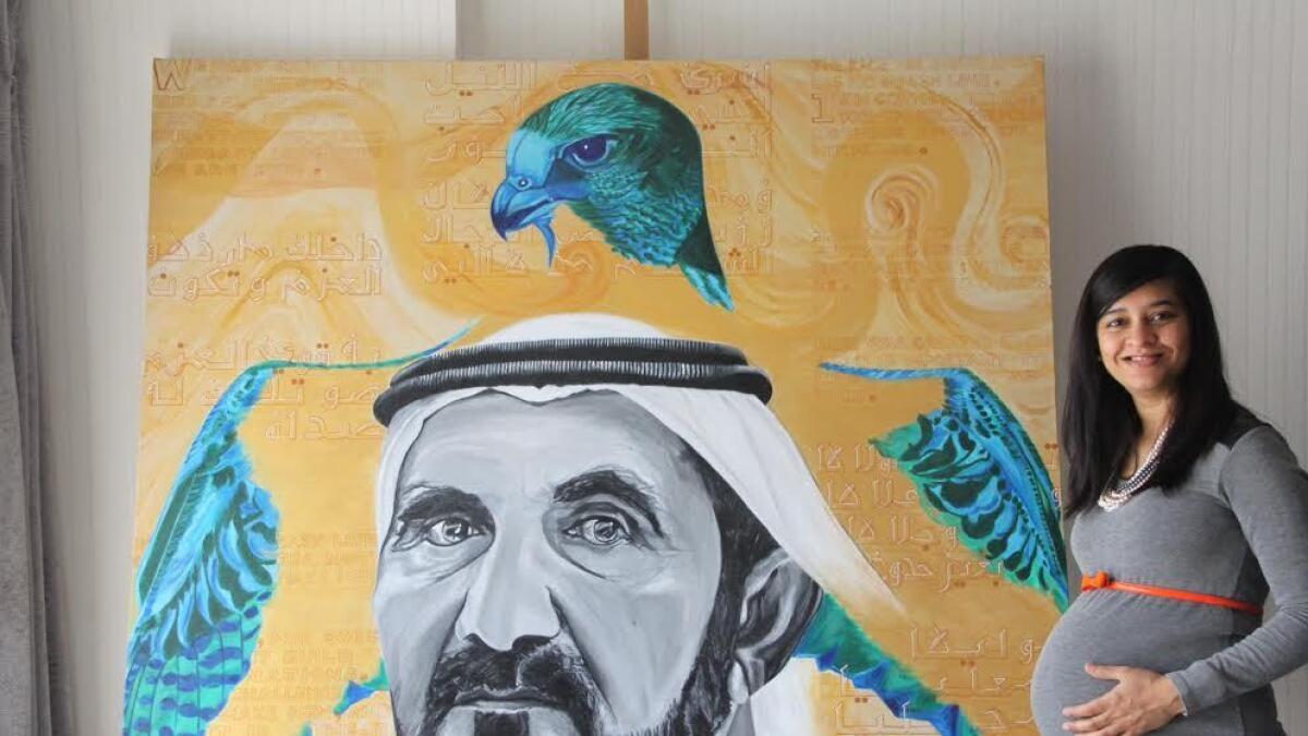 WATCH: Indian expats labour of love for Shaikh Mohammed