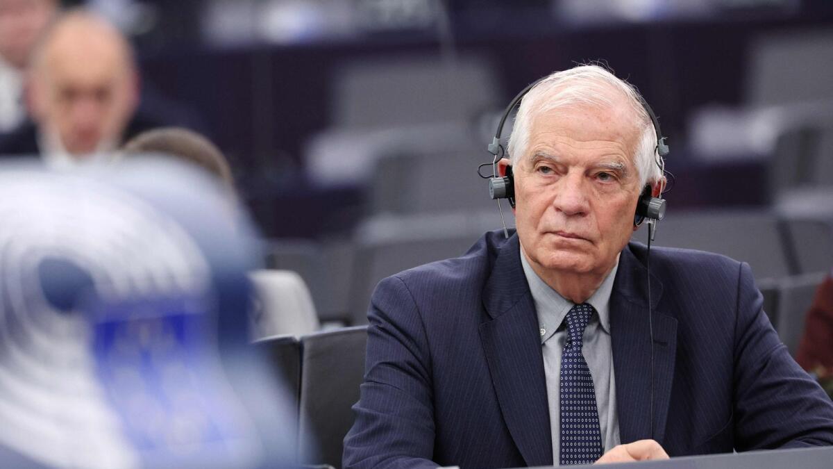 European Union High Representative for Foreign Affairs and Security Policy Josep Borrell. — Photo: AFP