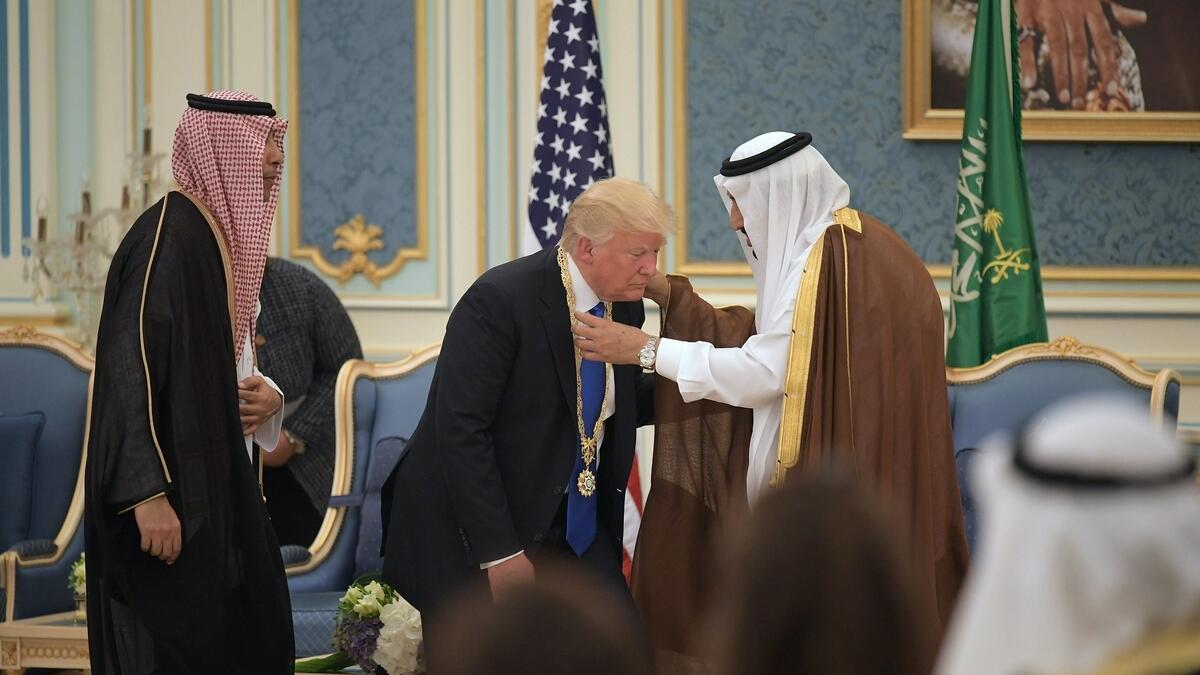 Photos: Trump receives Saudis highest civilian honour