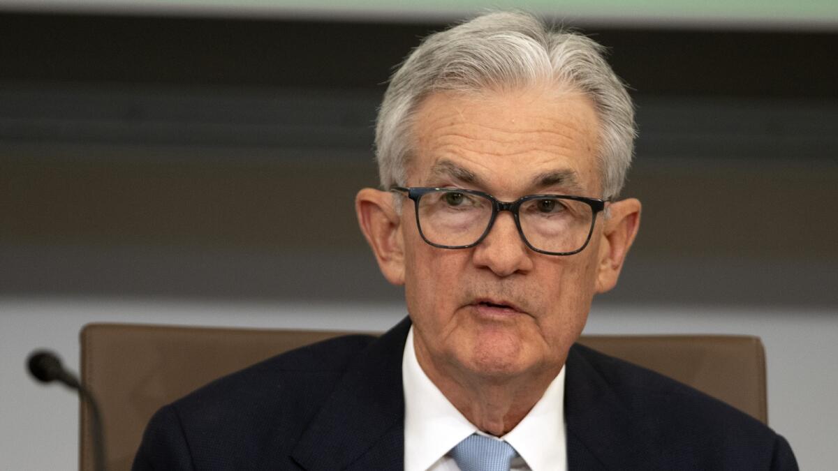 Powell echoed other Fed officials in suggesting that the economy is at a turning point. — AP file