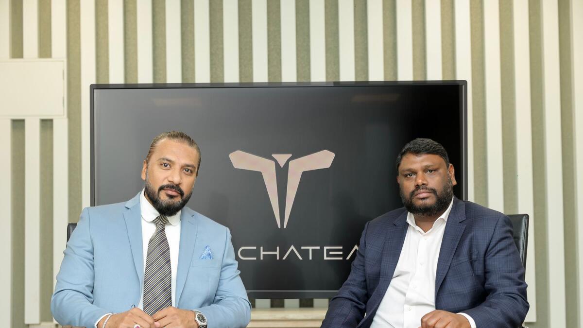 From left: Dr. Samir Mohamed, Chairman of Air Chateau and Mr. Shilton Tony Irudayaraj, CEO of Air Chateau