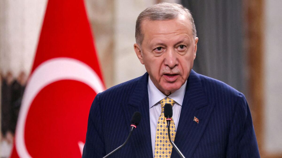 Turkey's President Recep Tayyip Erdogan. — Reuters file
