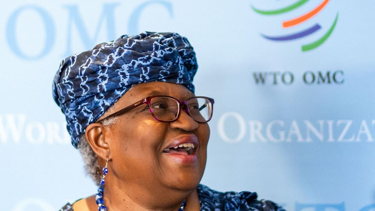 Director-General of the World Trade Organisation (WTO) Ngozi Okonjo-Iweala. — AFP file