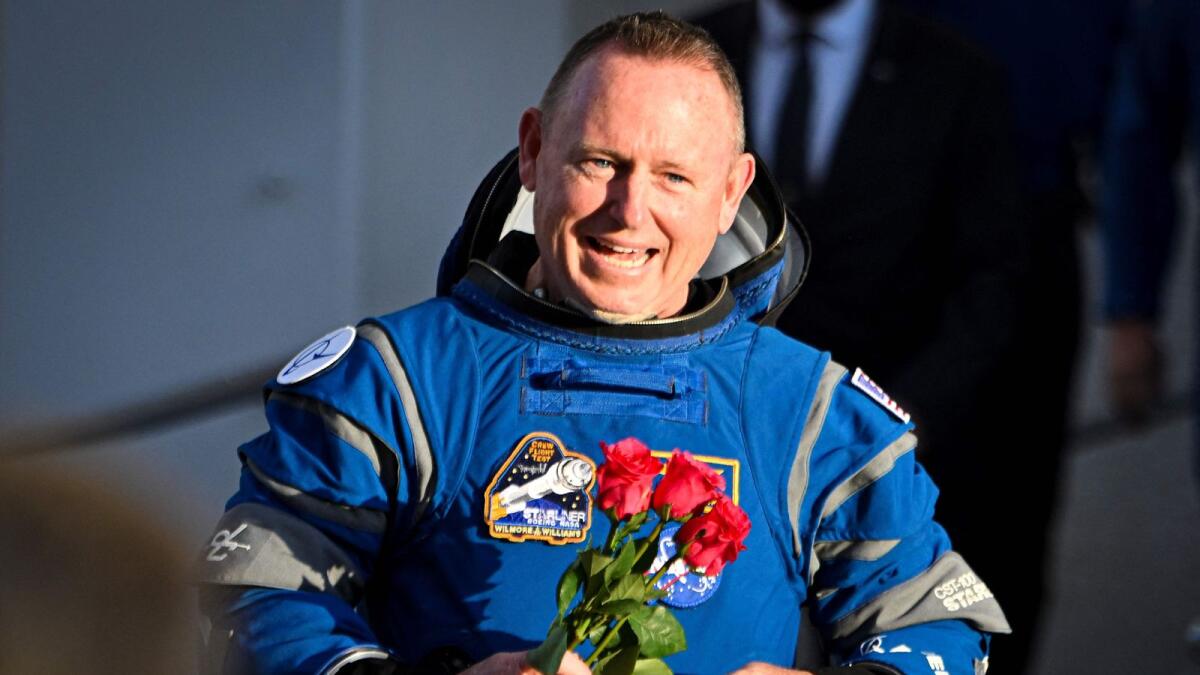 Spacecraft commander Barry Wilmore. Photo: AFP