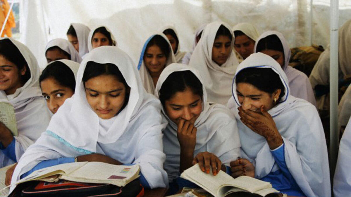Pakistan to enroll more girls in school, double spending for education