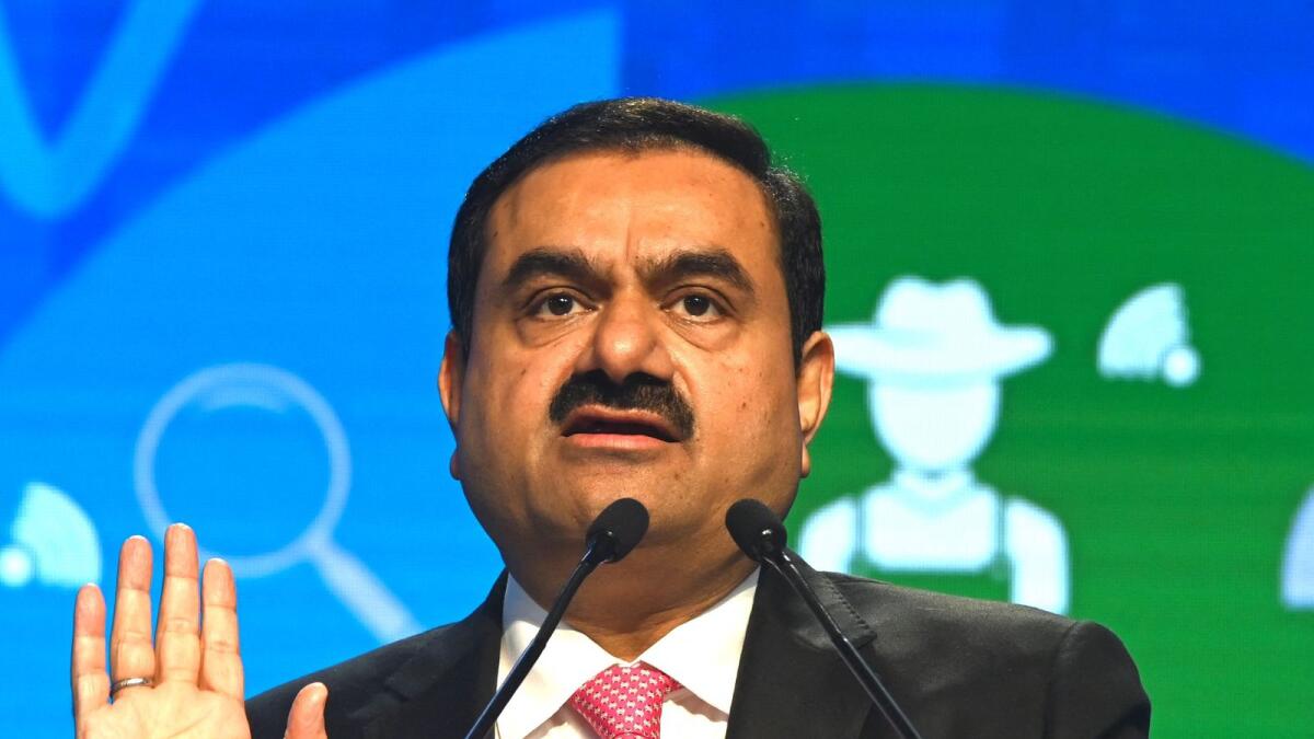 Chairperson of Indian conglomerate Adani Group, Gautam Adani. — AFP