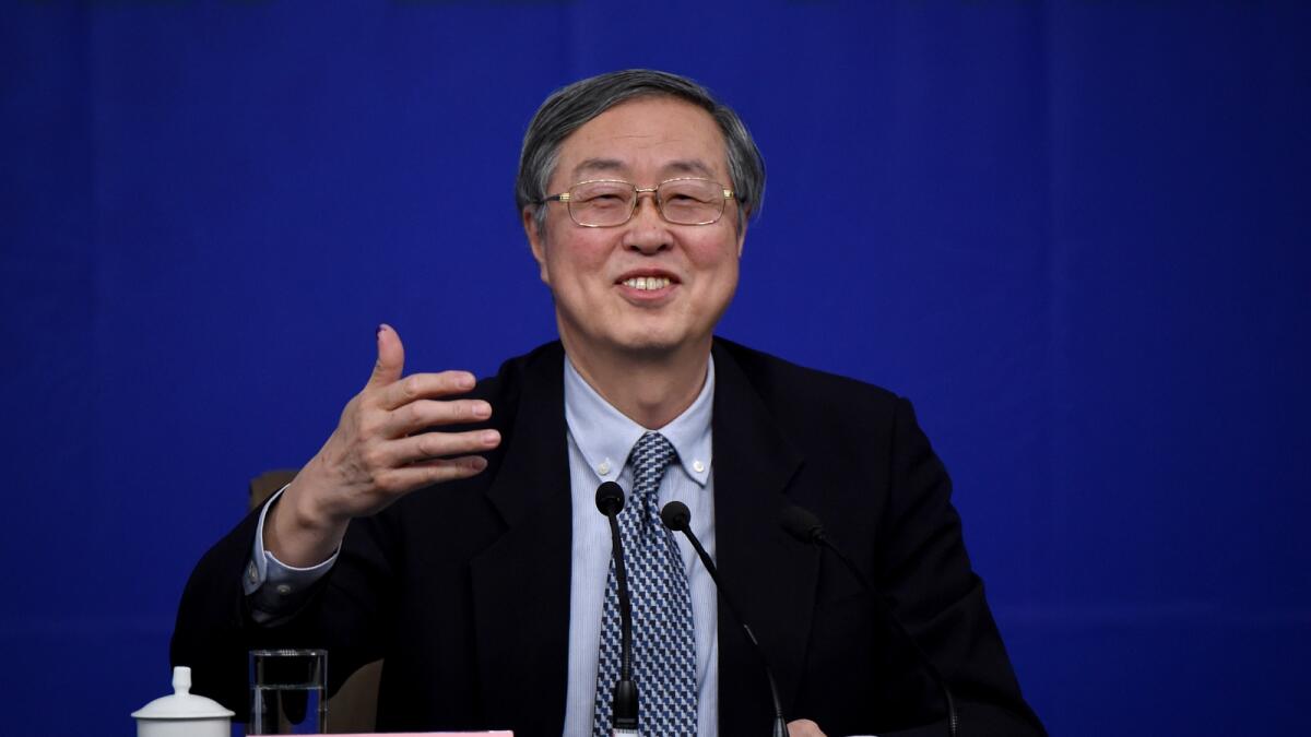 Governor of the People's Bank of China Zhou Xiaochuan