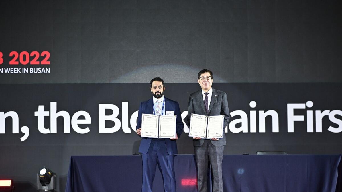 Agreement signed during a DMCC roadshow of key South Korean cities of Busan and Seoul. — Supplied photo