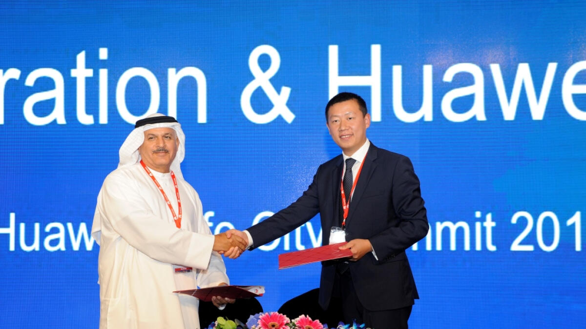 Dubai South  and Huawei ink contract