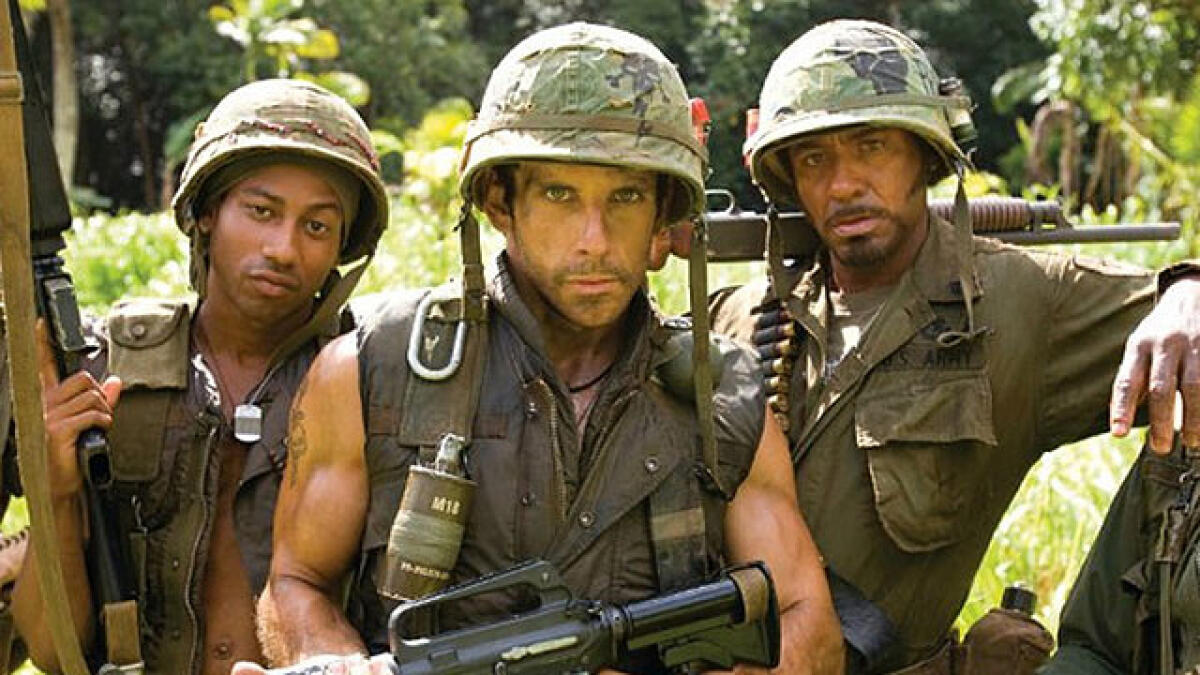Inspired by his bit role in Empire of the Sun, Stiller wrote and starred and critically acclaimed Tropic Thunder. Considered by many critics as a comedic take on Apocalypse Now, 'Thunder is rife with inside jokes and a gratuitous Tom Cruise cameo.