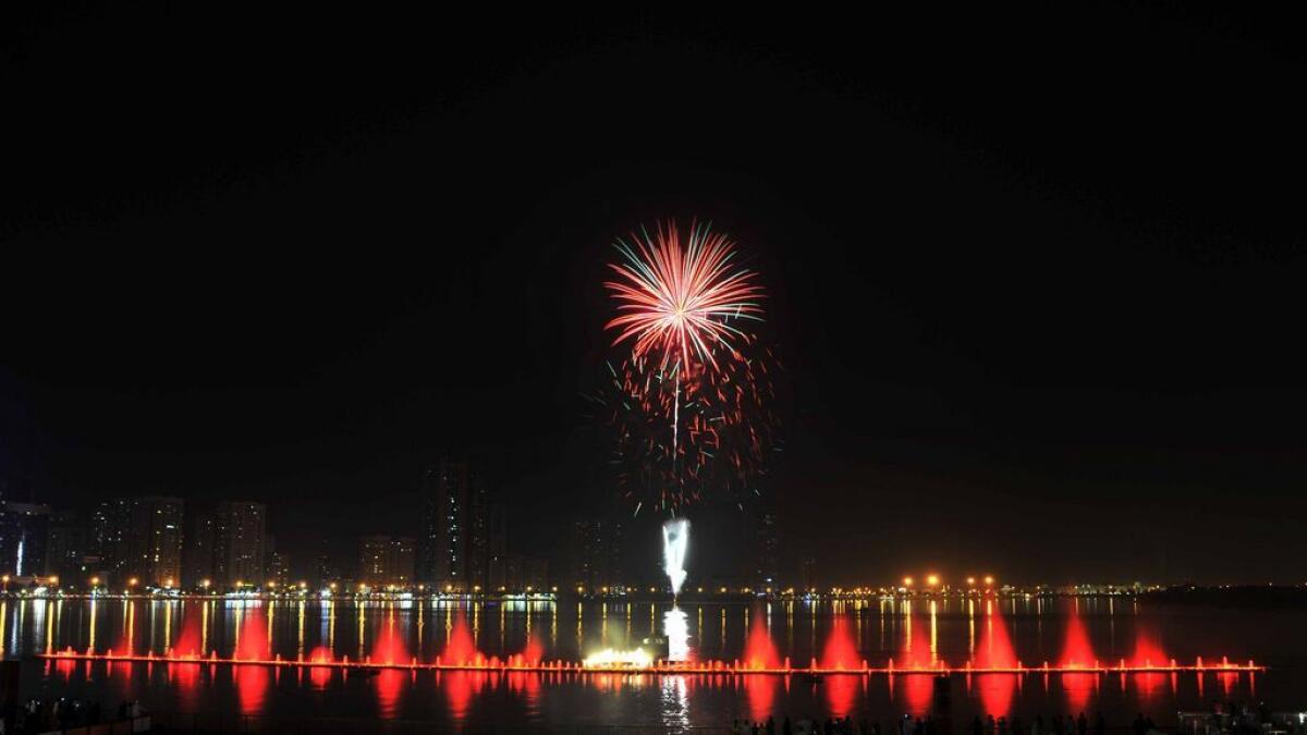 10-minute fireworks to ring in Sharjah New Year