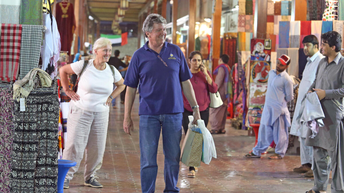 BARGAIN HUNTERS ... In a city known for enormous malls, the souk remains to attract loyal customers and visitors.