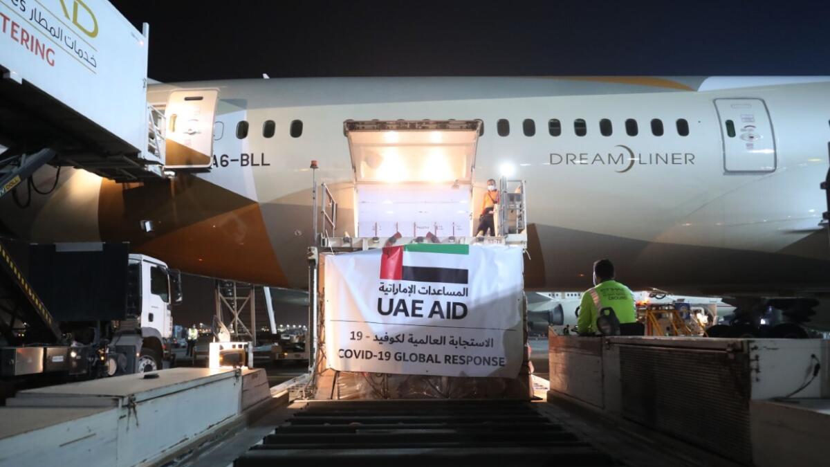 UAE, Chile, medical aid, coronavirus, Covid-19, plane