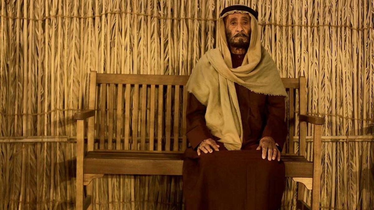 MAN FOR ALL SEASONS... Emirati Ahmed Rashid Al Jumairi has seen it all. For many years, he was part of the entourage of the late Shaikh Rashid bin Saeed Al Maktoum.- Photo by Shihab