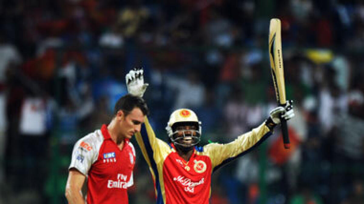 ‘Gayle storm’ blows away Kings XI in one-sided game
