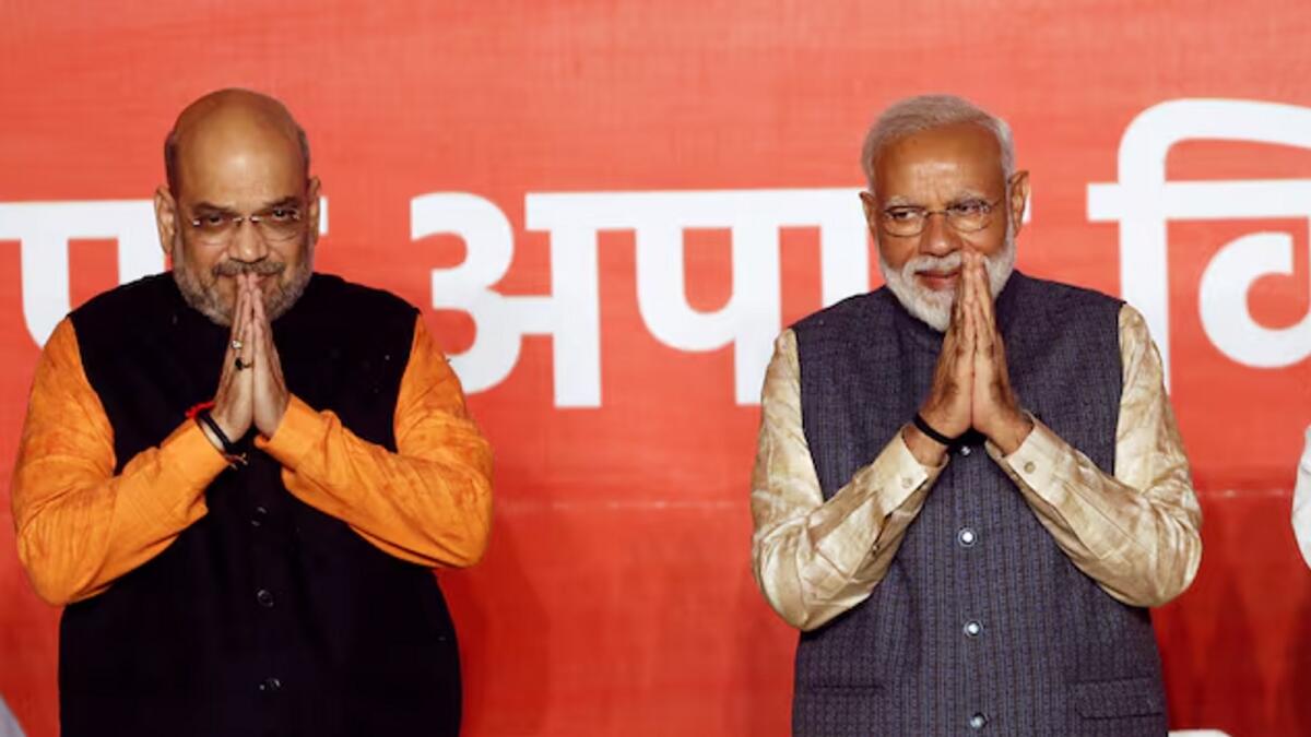 BJP President Amit Shah and Indian Prime Minister Narendra Modi — File photo: Reuters