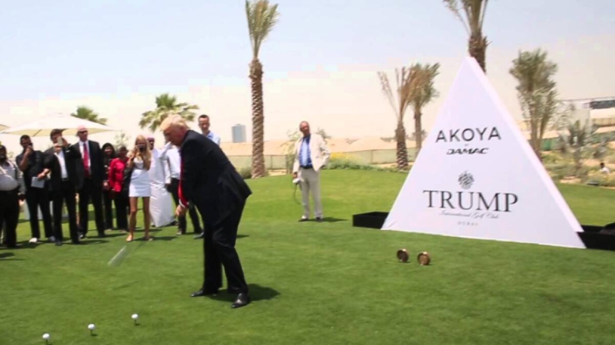 Donald Trump Jr to attend golf club opening in Dubai