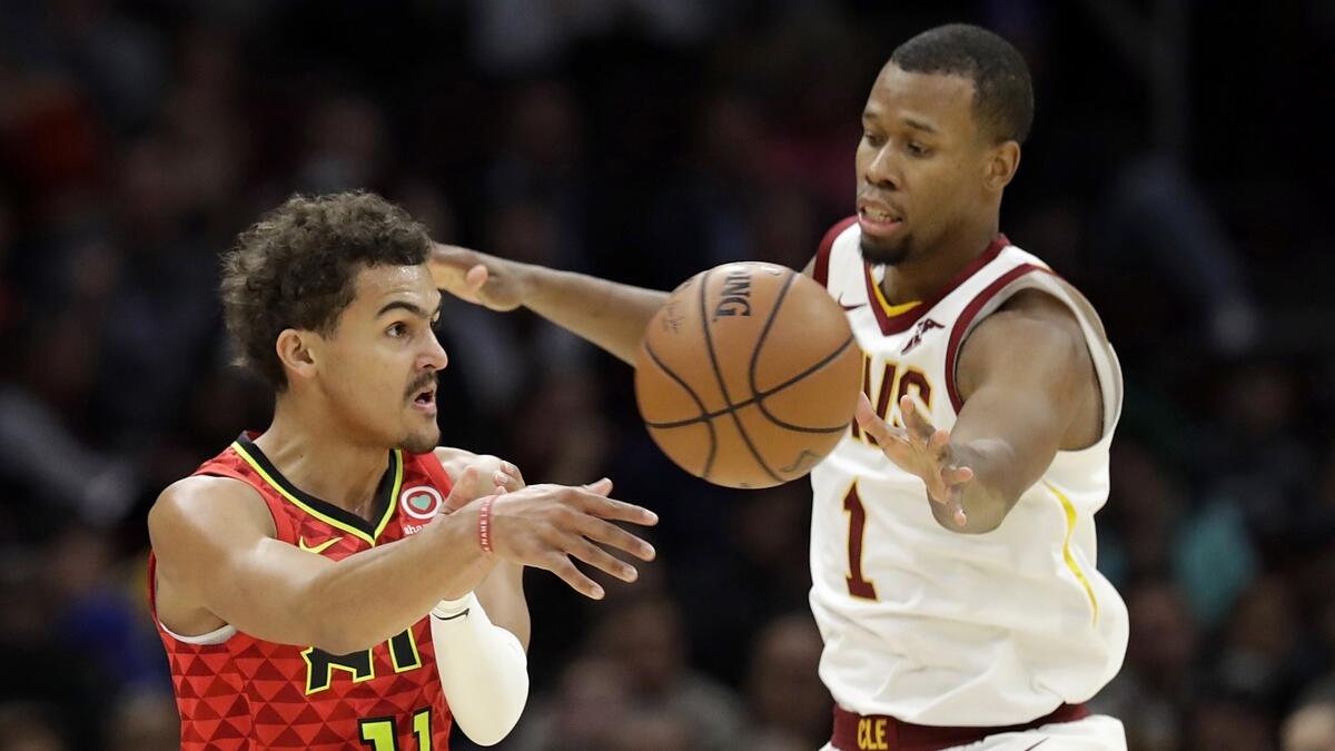 Cavaliers beat Hawks to get first win