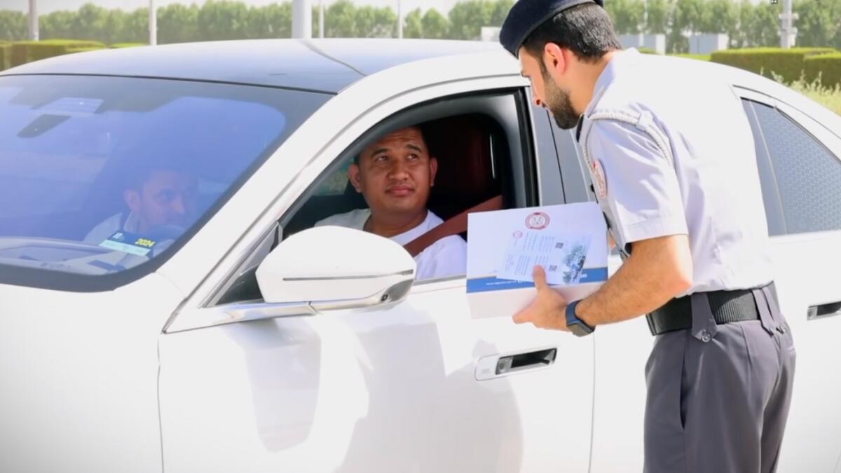 Screengrab: Abu Dhabi Police video