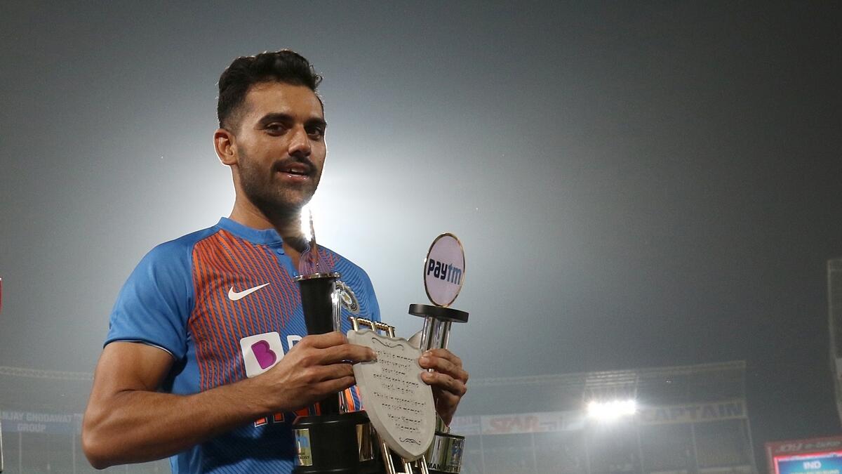 Seamer Chahar posts best T20 figures in Indias series win