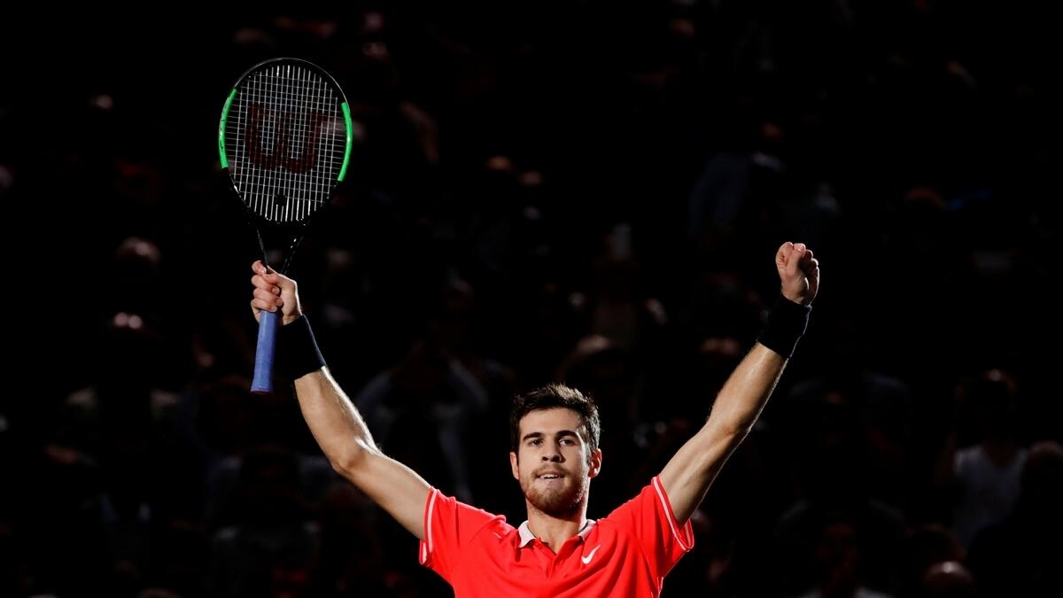 Khachanov shocks Djokovic to win Paris crown