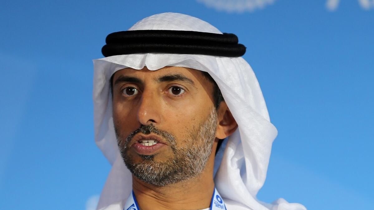UAE Minister for Energy Suhail bin Mohammed Faraj Al Mazrouei. - File photo