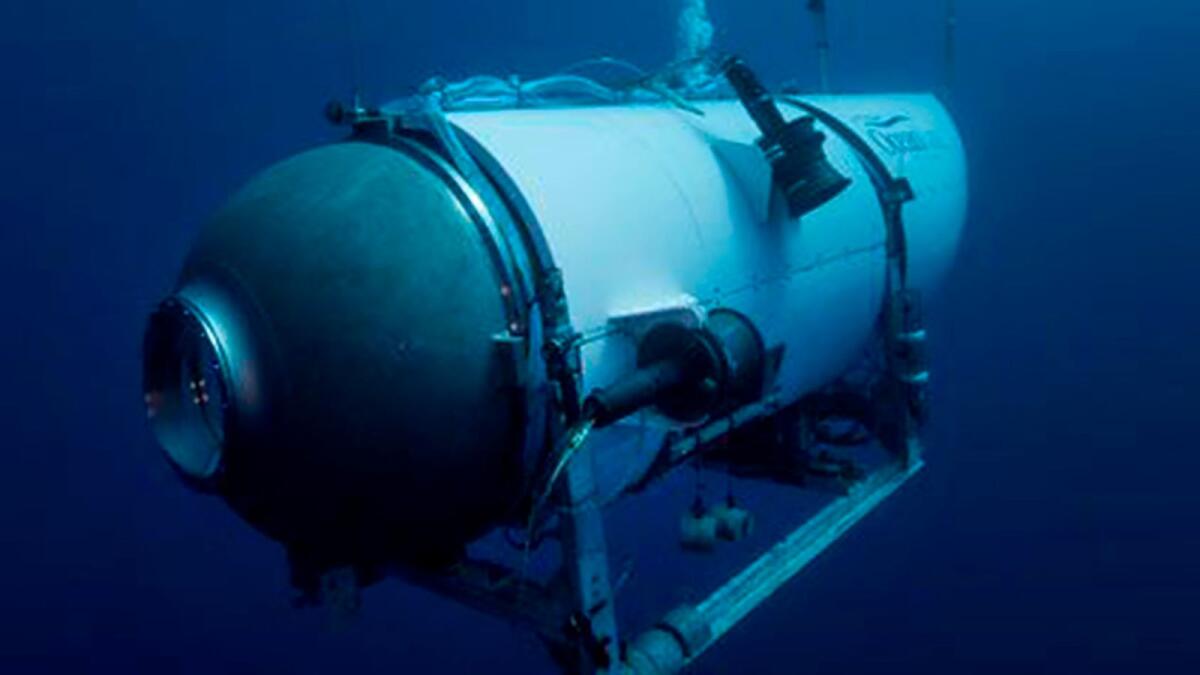 OceanGate Expeditions' Titan submersible. — AP File