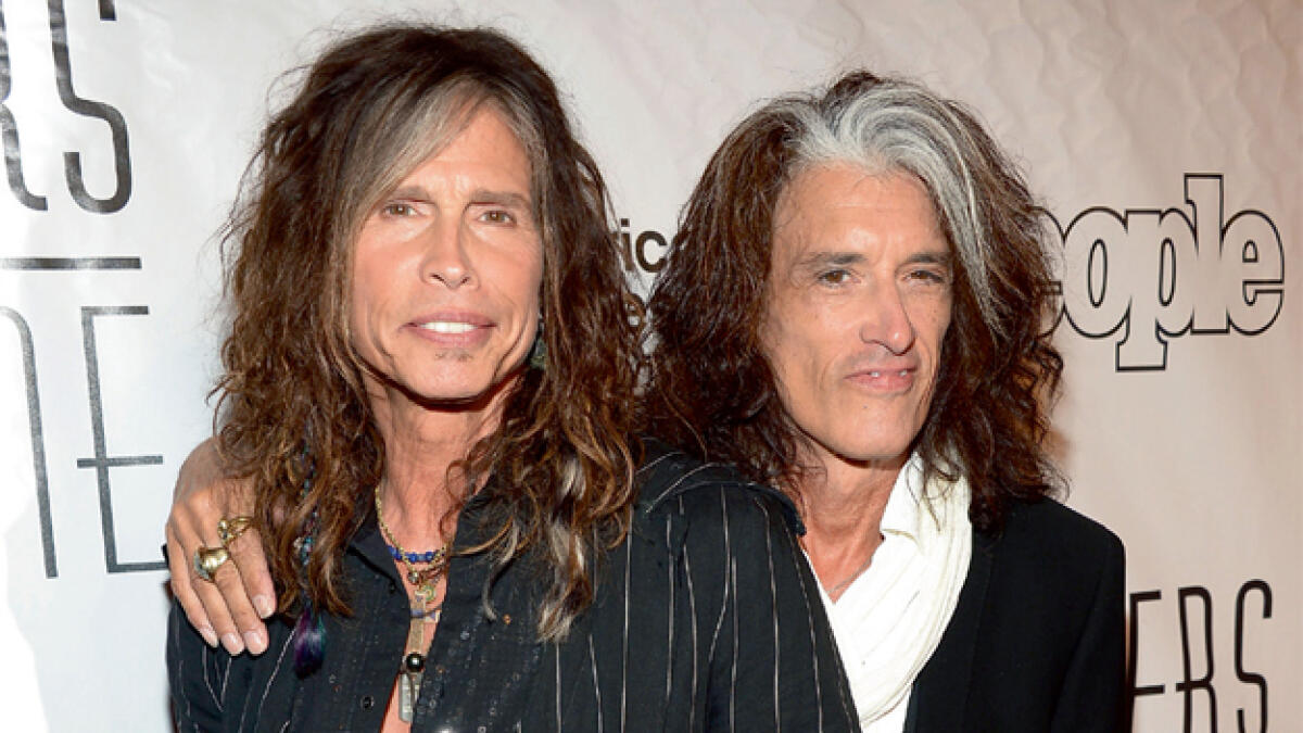 Aerosmith at Hall of Fame weekend