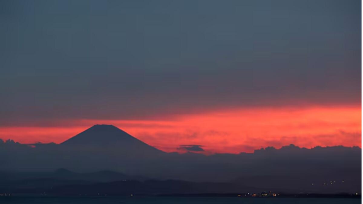 Mount Fuji is seen from Enoshima island, in Fujisawa, south of Tokyo, Japan. — Reuters file