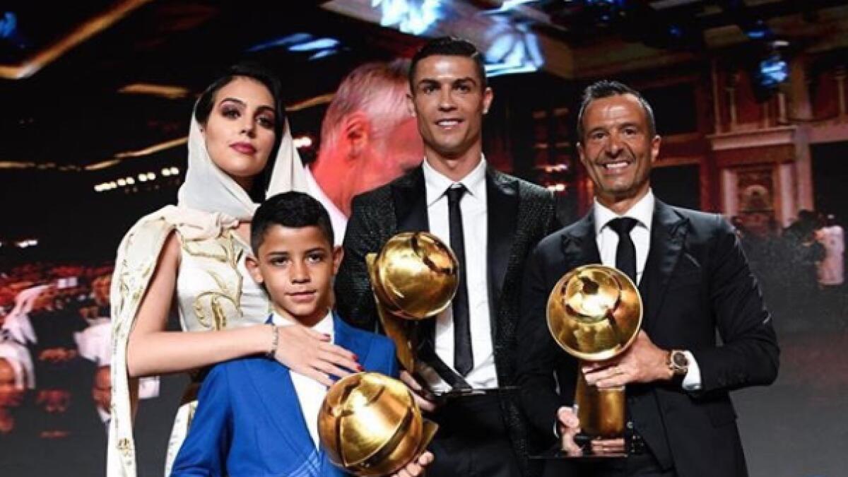 Ronaldo wins Globe Soccer player of the year in Dubai