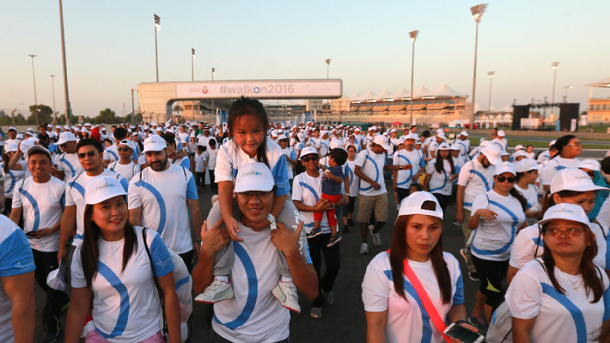 WATCH: UAE residents walk for diabetes in Capital